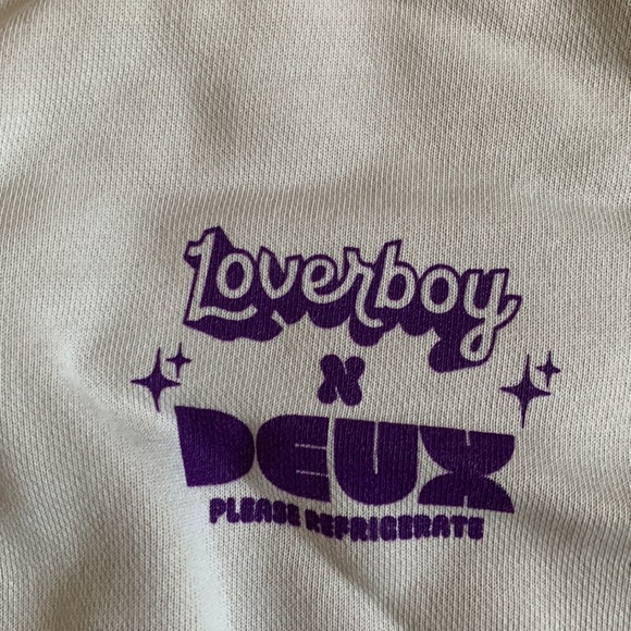 Lover boy n deux tan pullover sweatshirt - Picture 2 of 5